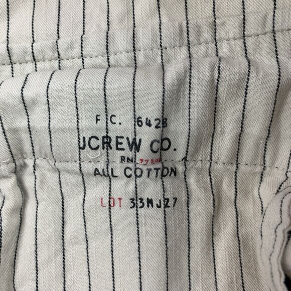 J.Crew Vintage Button Fly Khaki Chino Pants Men 33x32 Cotton Officer - Picture 13 of 16